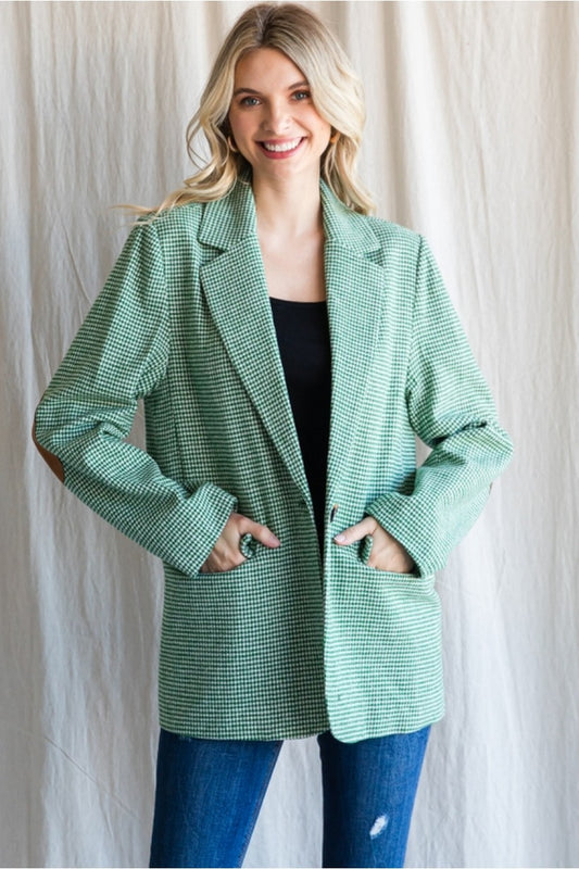 Houndstooth Classic Blazer
