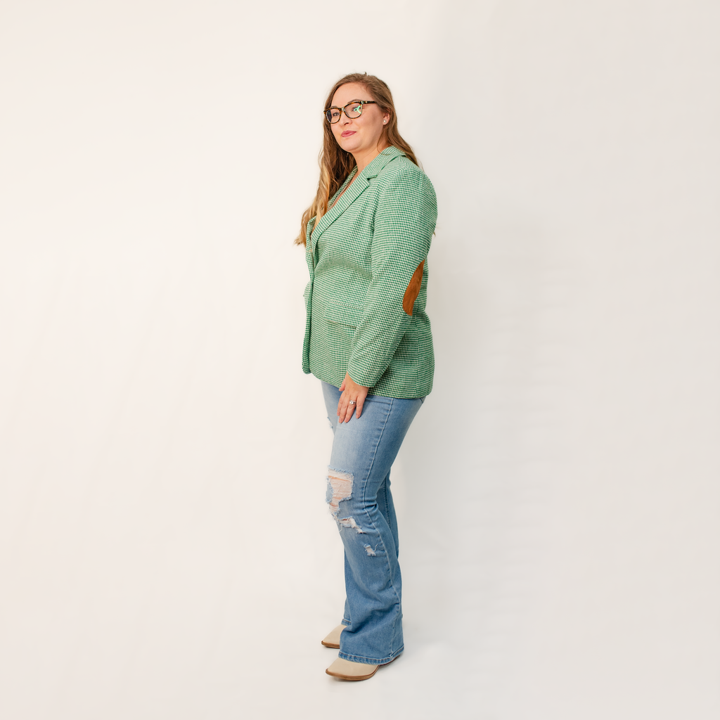 Houndstooth Classic Blazer