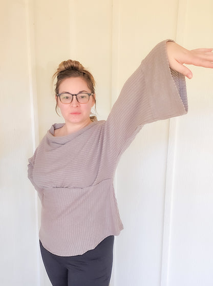 Cabin Chic Flare Sleeve Sweater